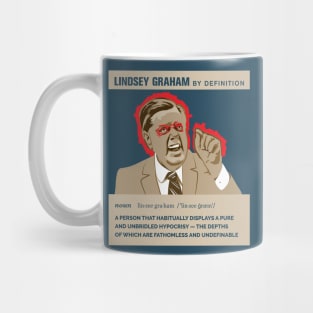 Defining Lindsey Graham Mug